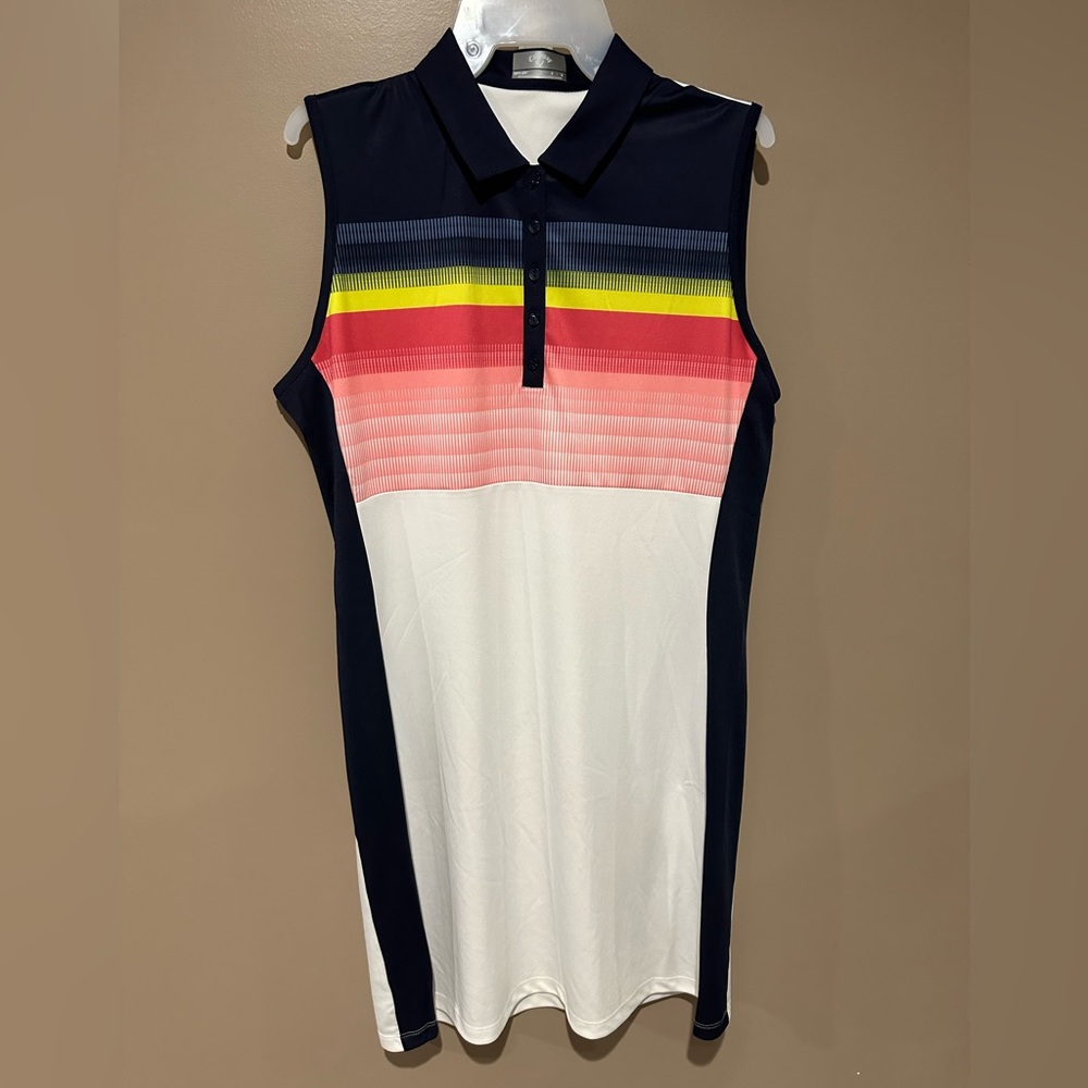 Women’s blue, white, red, yellow golf dress Size sm, m, l,xl BNWT. Callaway